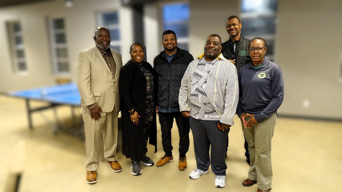 Breakthrough Leadership Foundation team members at a community center gathering